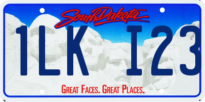SD license plate 1LKI23