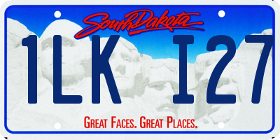 SD license plate 1LKI27