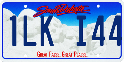 SD license plate 1LKI44