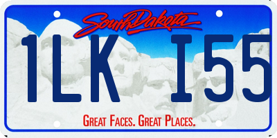 SD license plate 1LKI55