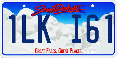 SD license plate 1LKI61
