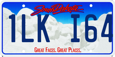 SD license plate 1LKI64