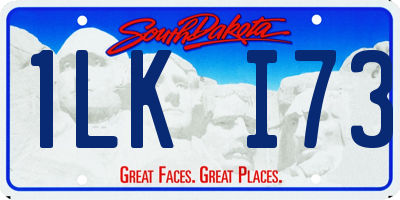 SD license plate 1LKI73