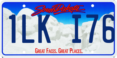 SD license plate 1LKI76