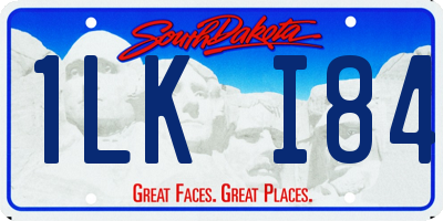SD license plate 1LKI84