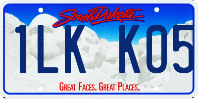 SD license plate 1LKK05