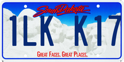 SD license plate 1LKK17