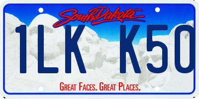 SD license plate 1LKK50