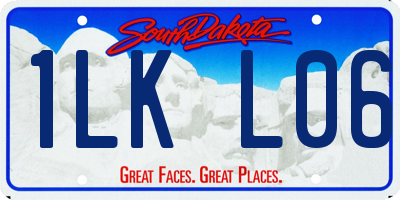 SD license plate 1LKL06
