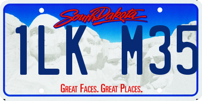 SD license plate 1LKM35