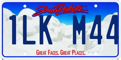 SD license plate 1LKM44
