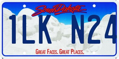 SD license plate 1LKN24