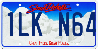 SD license plate 1LKN64