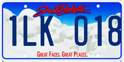 SD license plate 1LKO18