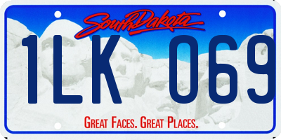 SD license plate 1LKO69