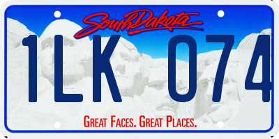 SD license plate 1LKO74