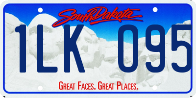 SD license plate 1LKO95
