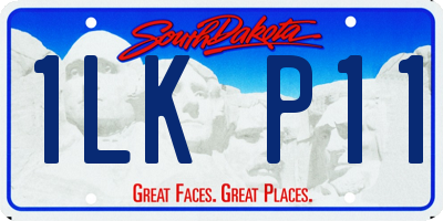 SD license plate 1LKP11