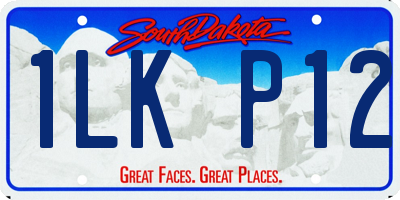 SD license plate 1LKP12