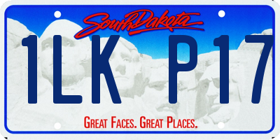 SD license plate 1LKP17