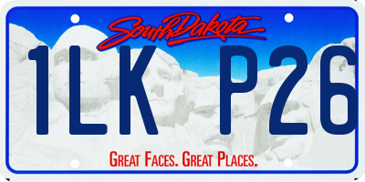 SD license plate 1LKP26