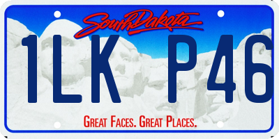 SD license plate 1LKP46