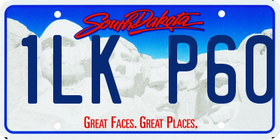SD license plate 1LKP60