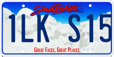 SD license plate 1LKS15