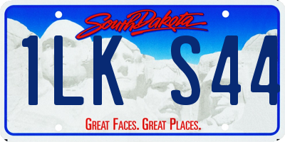 SD license plate 1LKS44