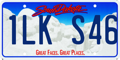 SD license plate 1LKS46