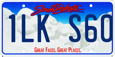 SD license plate 1LKS60