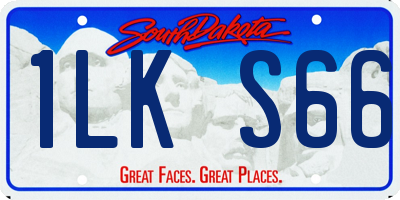 SD license plate 1LKS66