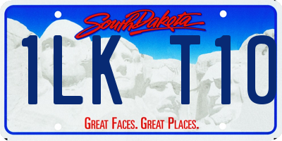 SD license plate 1LKT10