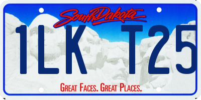 SD license plate 1LKT25