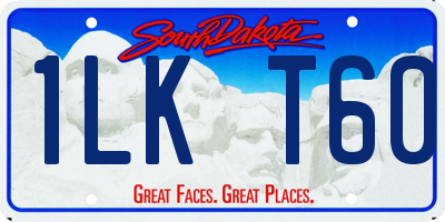 SD license plate 1LKT60