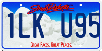 SD license plate 1LKU95
