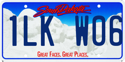 SD license plate 1LKW06