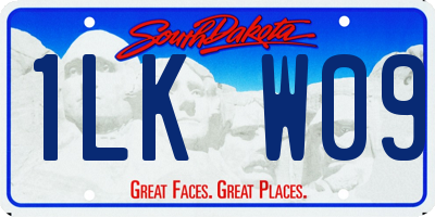 SD license plate 1LKW09