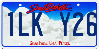 SD license plate 1LKY26