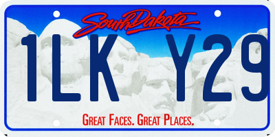 SD license plate 1LKY29