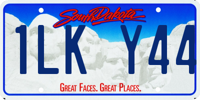 SD license plate 1LKY44