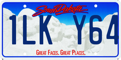 SD license plate 1LKY64