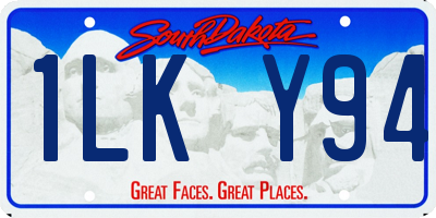 SD license plate 1LKY94