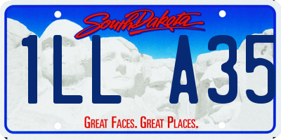 SD license plate 1LLA35