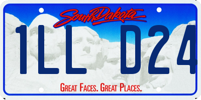 SD license plate 1LLD24