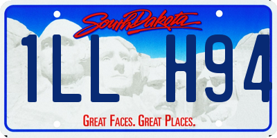 SD license plate 1LLH94
