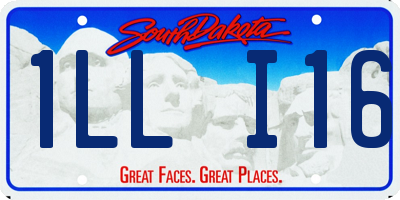 SD license plate 1LLI16