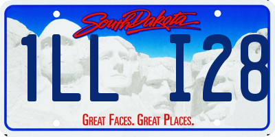SD license plate 1LLI28