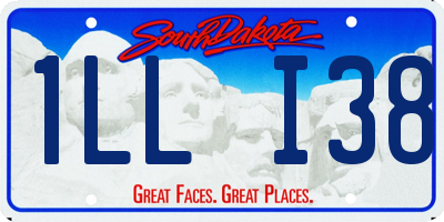 SD license plate 1LLI38