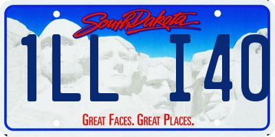 SD license plate 1LLI40